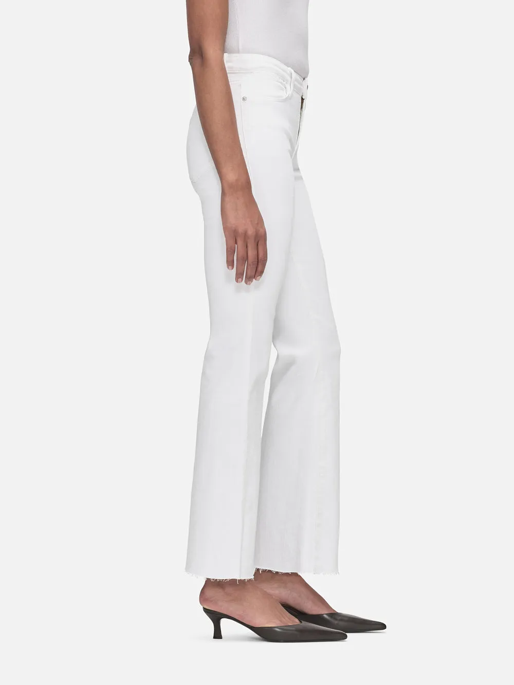 Le Easy Flare -- Blanc sold by Frame Denim product image thumbnail 5