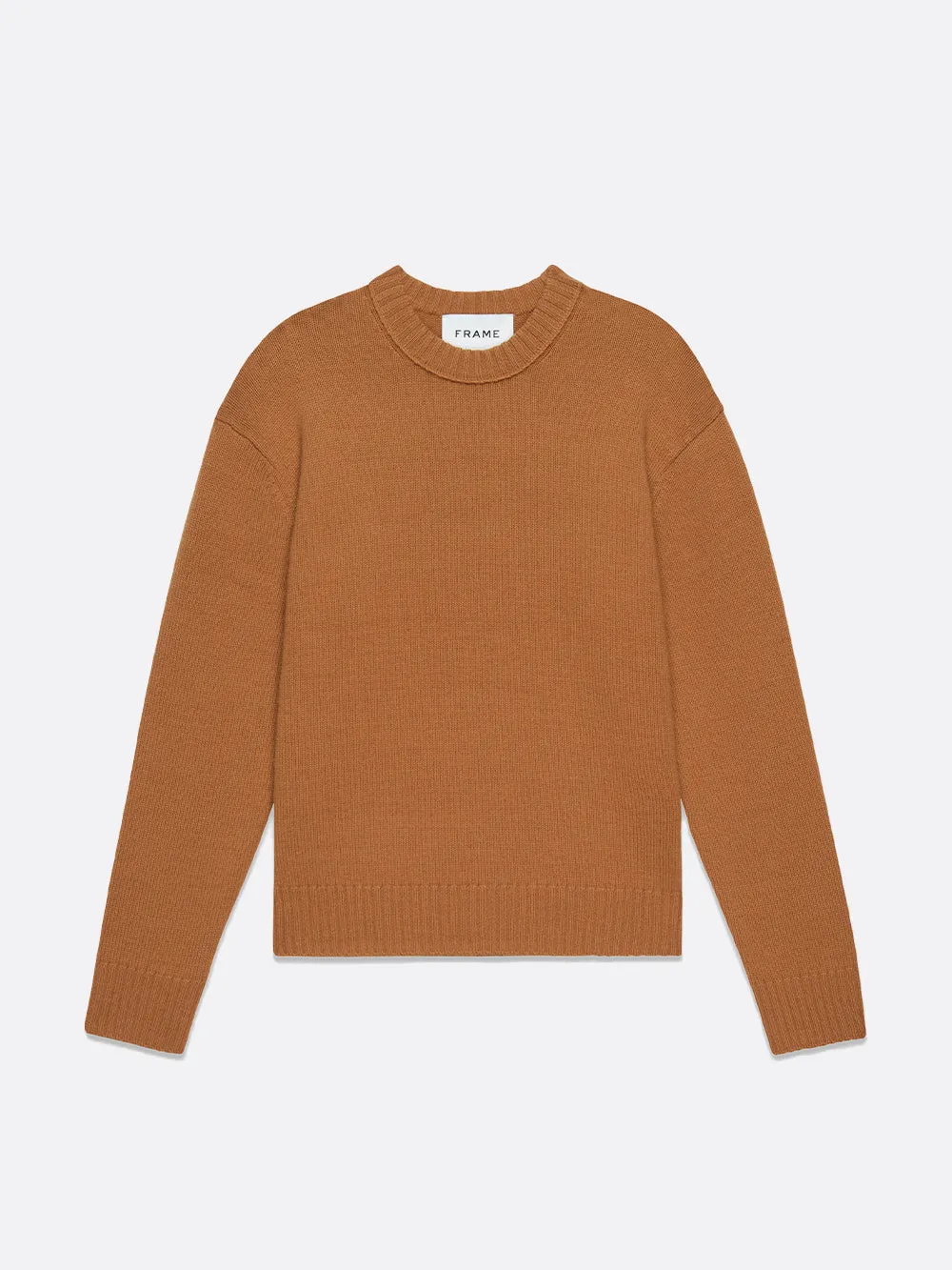 Cashmere Crewneck Sweater -- Rust sold by Frame Denim