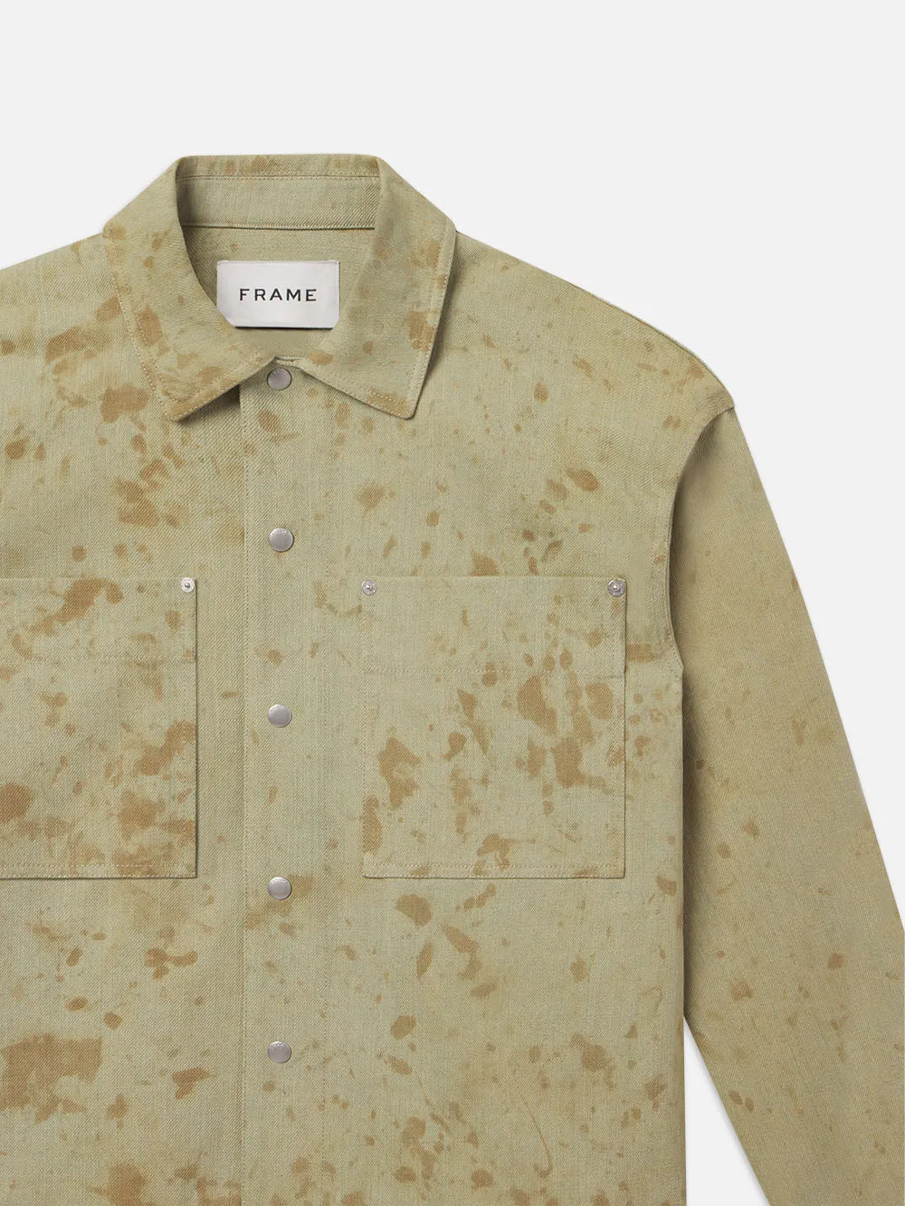 Painted Denim Shirt Jacket -- Washed Denim sold by Frame Denim product image thumbnail 2