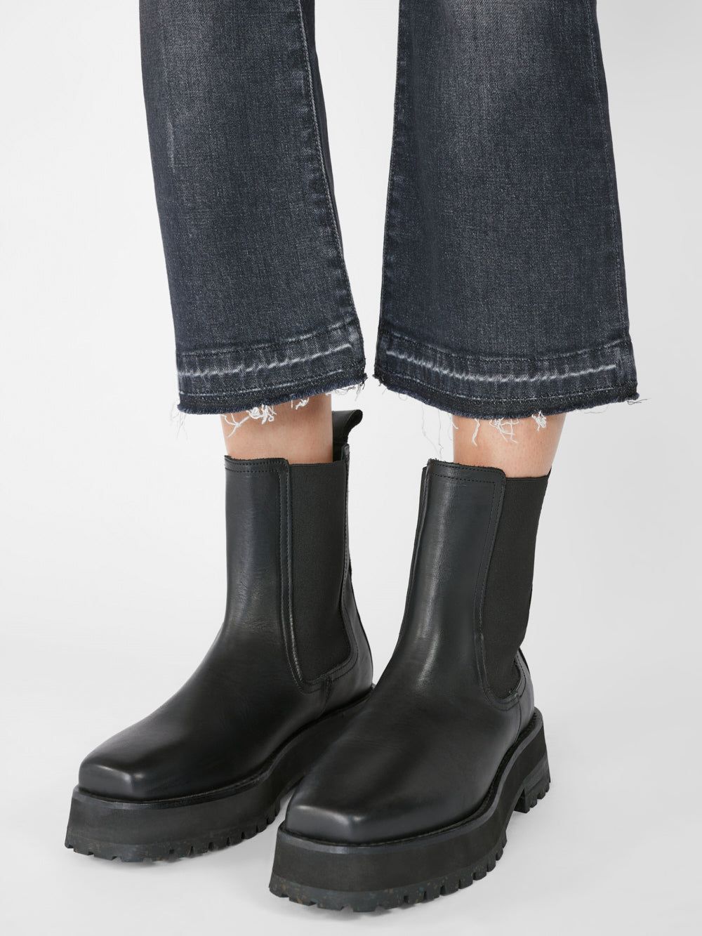 Le Super High Crop Mini Boot -- Black Oak sold by Frame Denim product image thumbnail 5