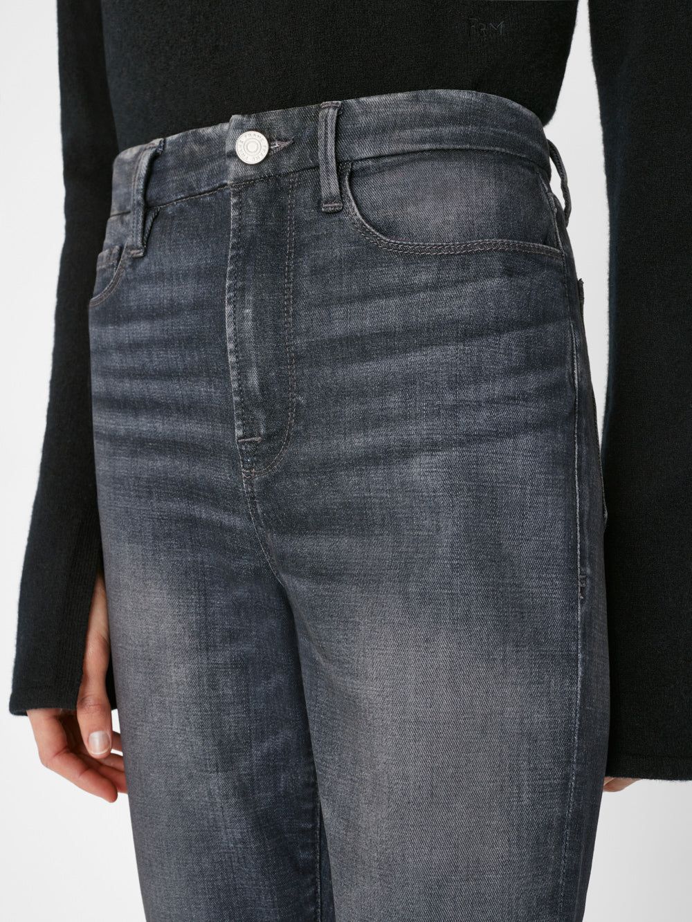 Le Super High Crop Mini Boot -- Black Oak sold by Frame Denim product image thumbnail 4