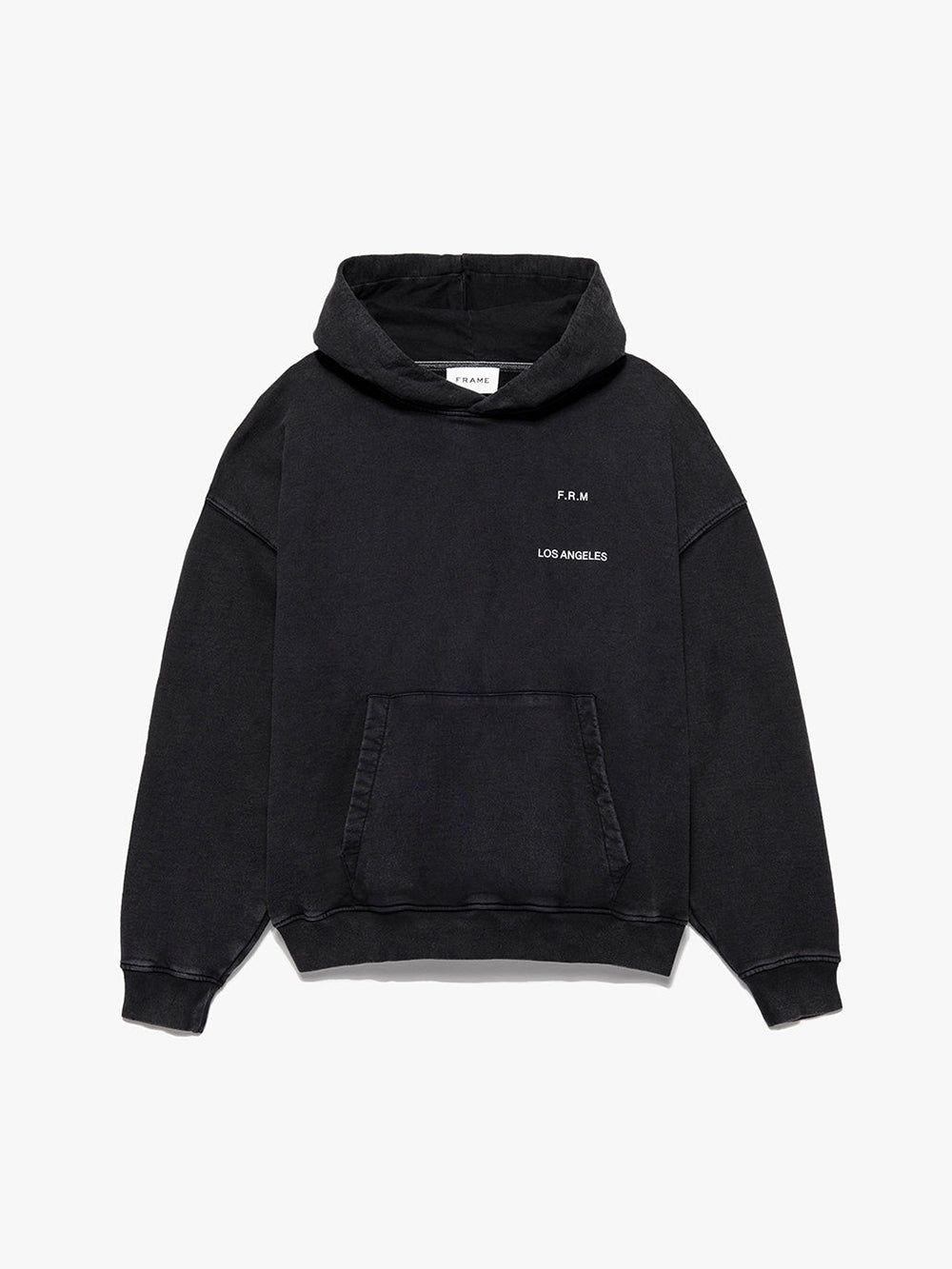 Faded Washed Hoodie -- Faded Black sold by Frame Denim