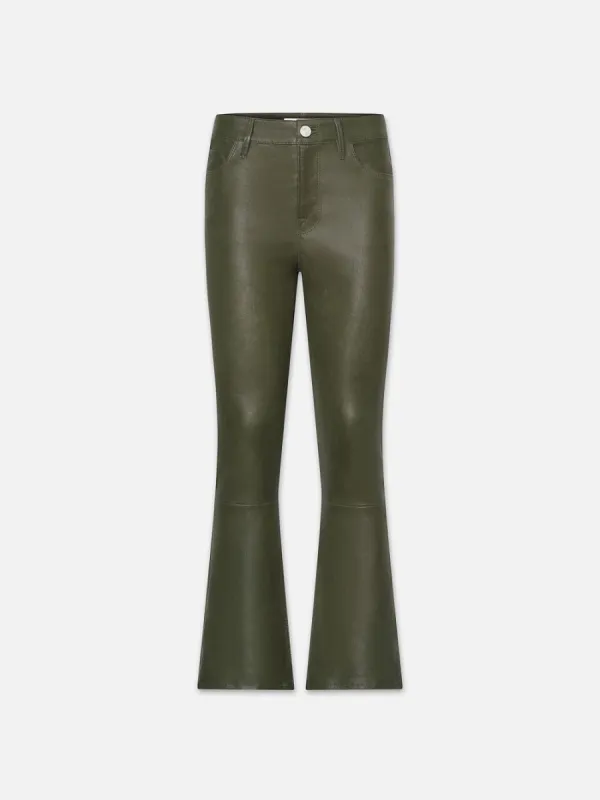 Leather Le Crop Mini Boot -- Surplus made by Frame Denim