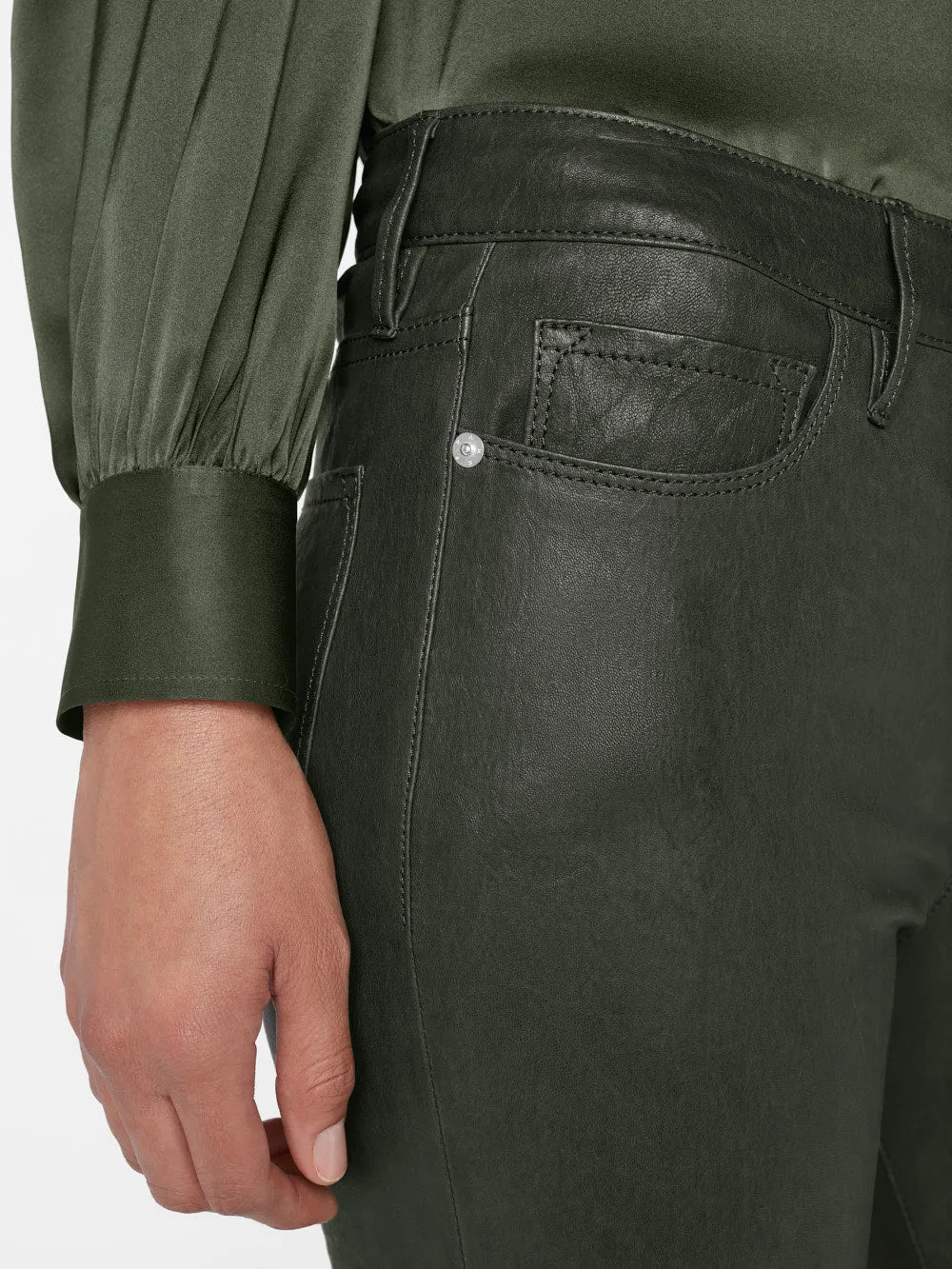 Leather Le Crop Mini Boot -- Surplus sold by Frame Denim product image thumbnail 5