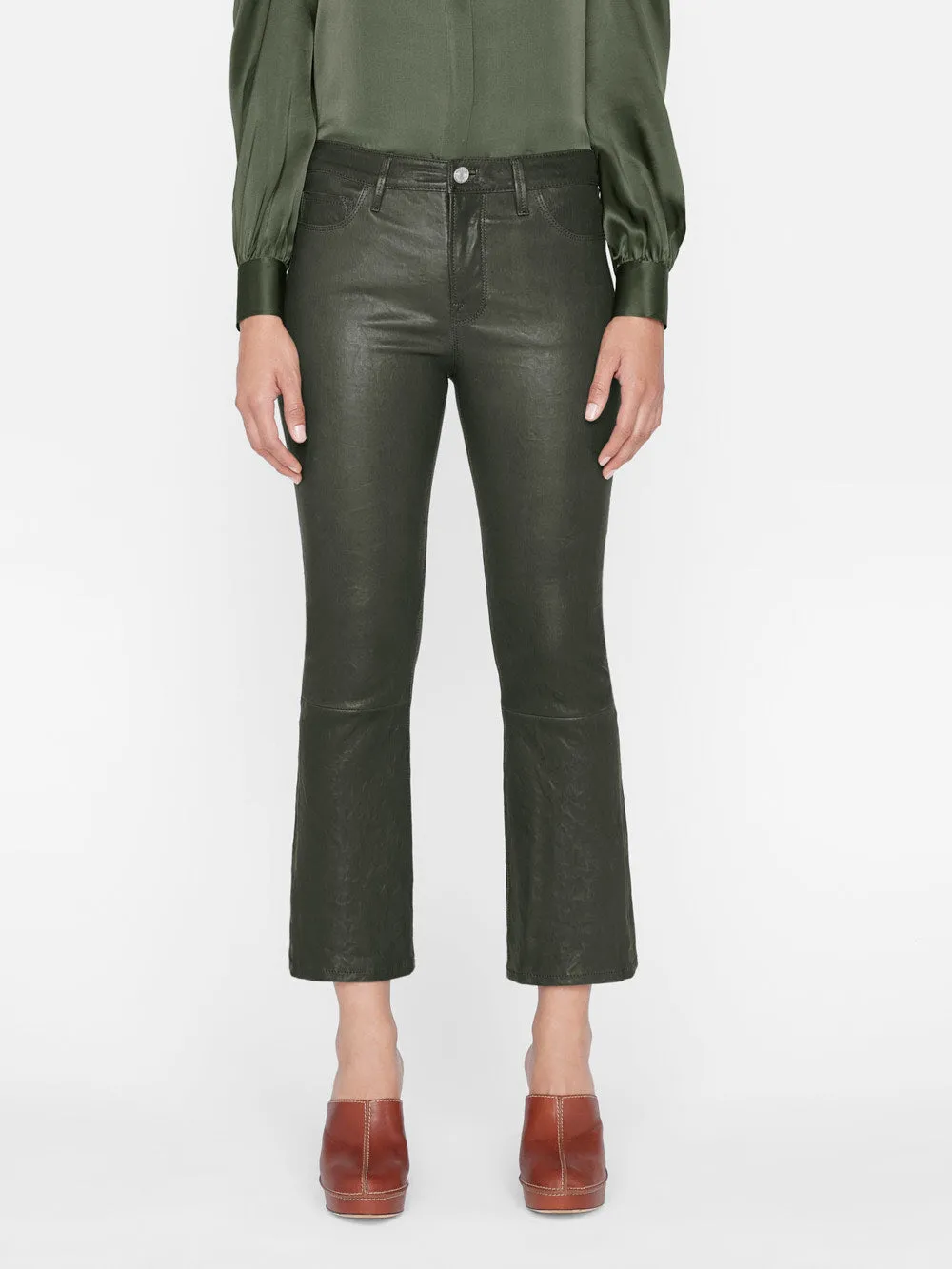 Leather Le Crop Mini Boot -- Surplus sold by Frame Denim product image thumbnail 2