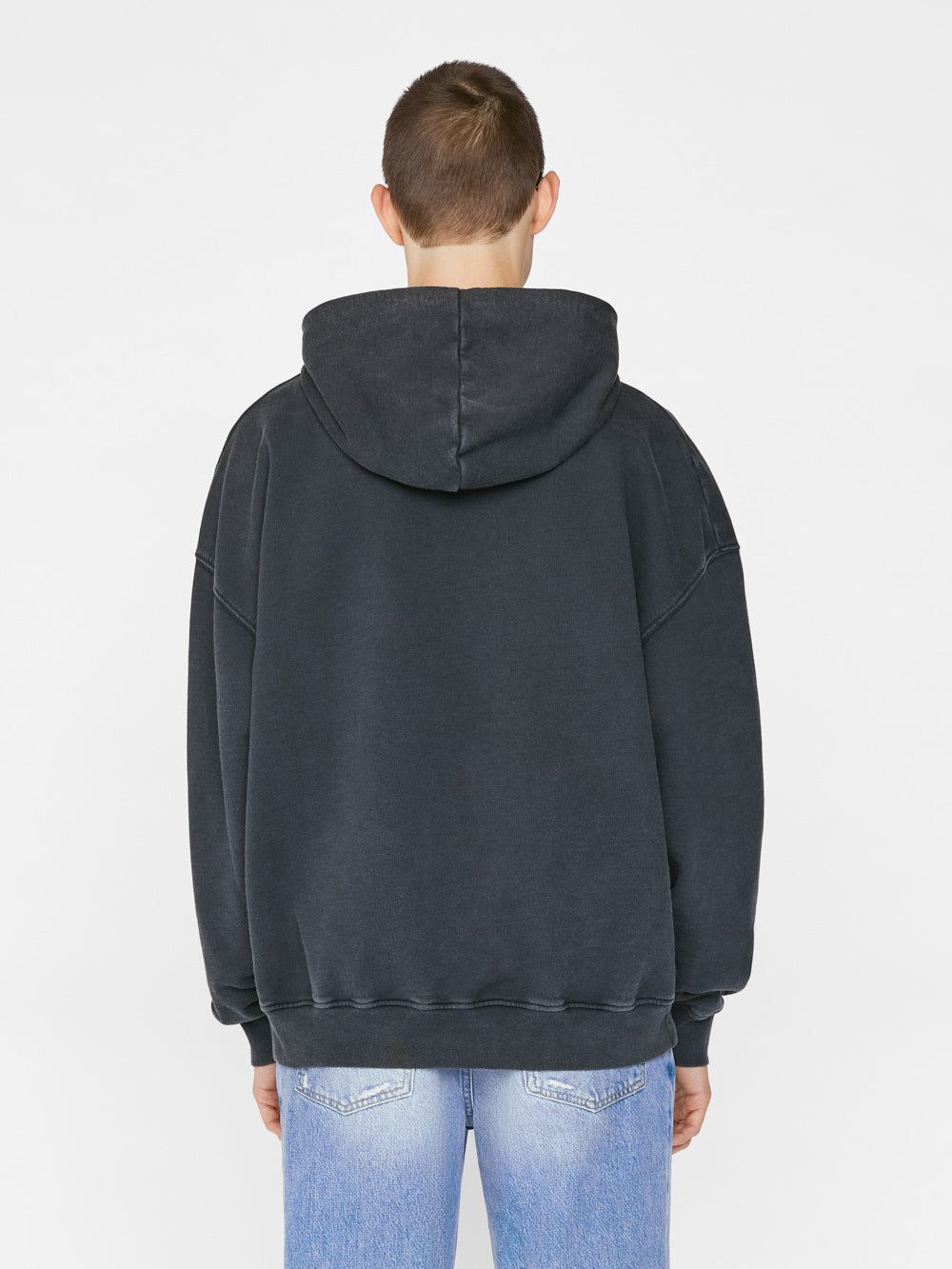 Faded Washed Hoodie -- Faded Black sold by Frame Denim product image thumbnail 6