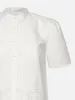 Embroidered Short Sleeve Shirt -- White sold by Frame Denim