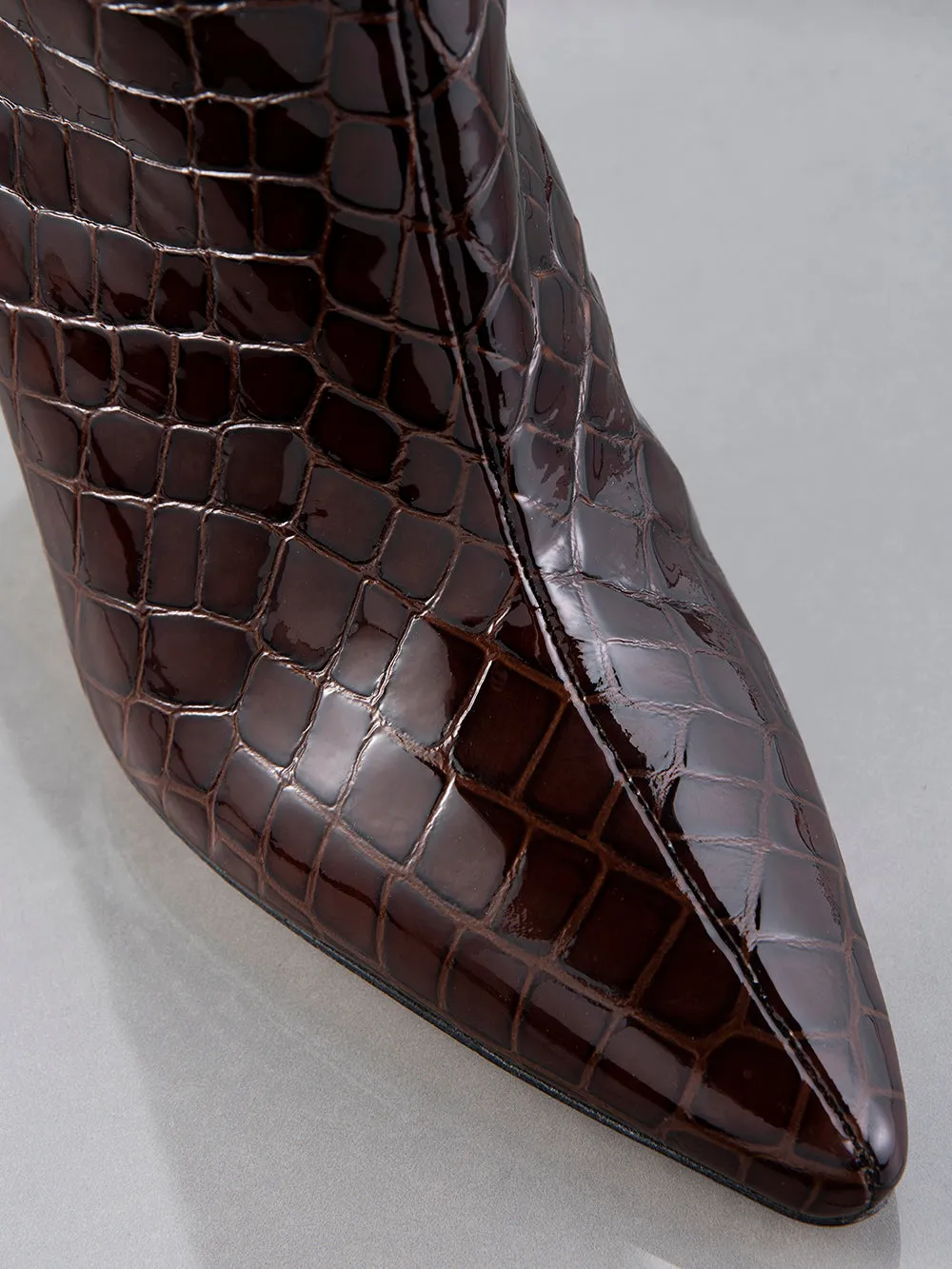 Odette Boot -- Espresso Croc sold by Frame Denim product image thumbnail 2