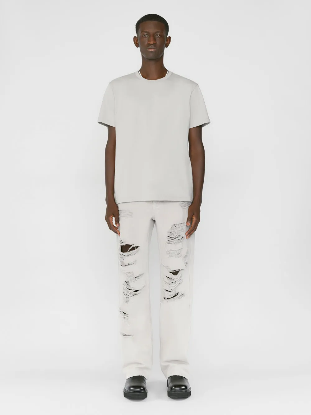 FRAME Logo Tee -- Smoke Grey sold by Frame Denim product image thumbnail 2