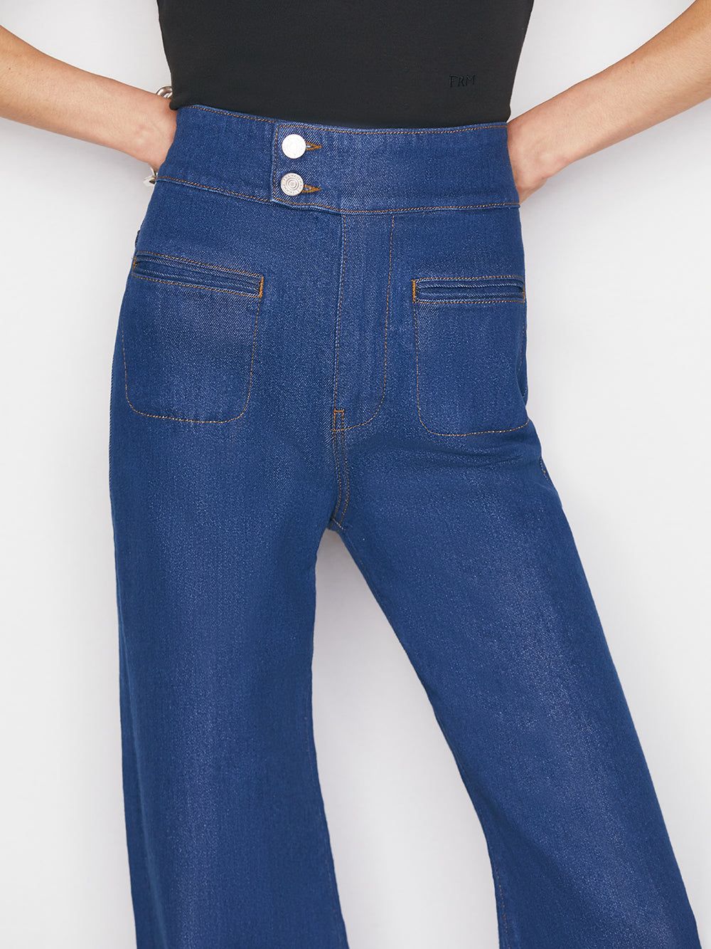 Le Hardy Wide Leg -- Adele sold by Frame Denim product image thumbnail 4