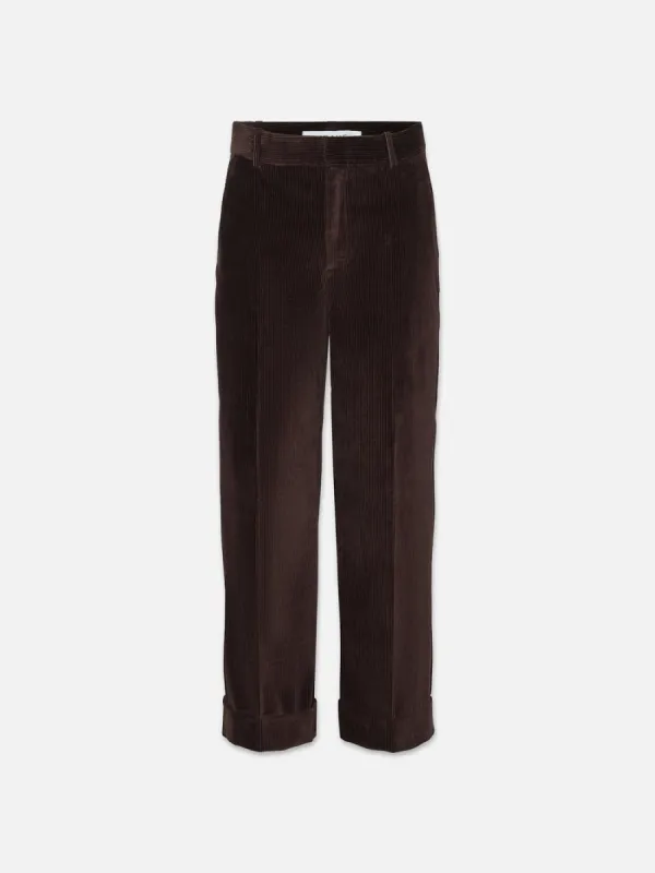 Relaxed Corduroy Trouser -- Espresso sold by Frame Denim