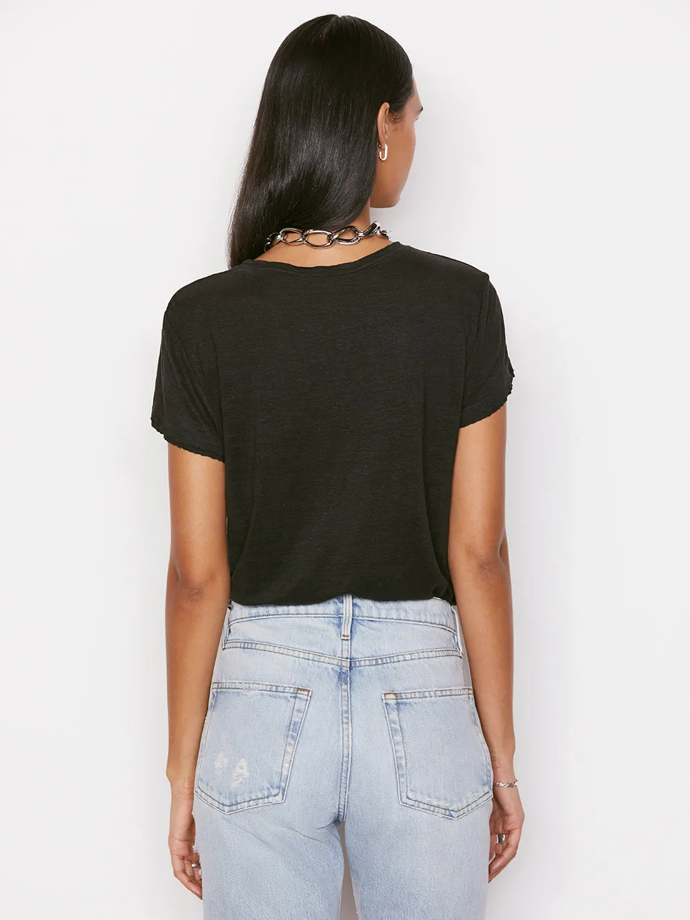 Easy True Tee -- Noir sold by Frame Denim product image thumbnail 5