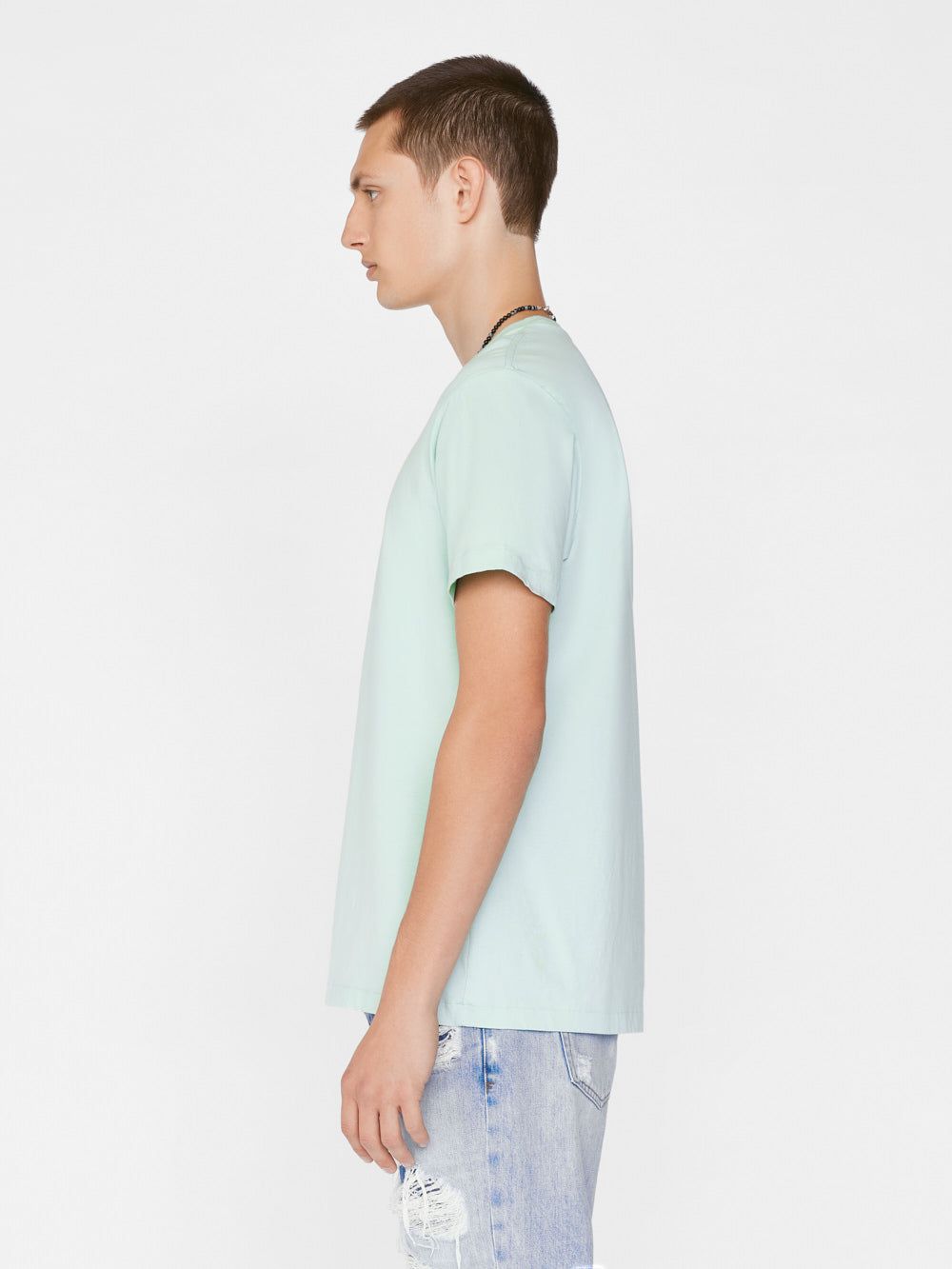 FRAME Logo Tee -- Mint Blue sold by Frame Denim product image thumbnail 5