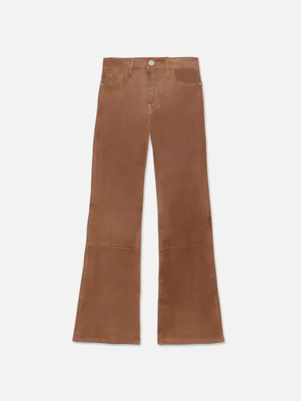 Leather Le Crop Mini Boot -- Tobacco sold by Frame Denim