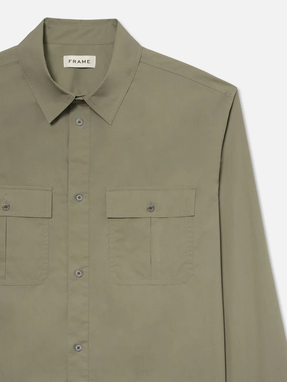 Military Shirt -- Dry Sage sold by Frame Denim product image thumbnail 2