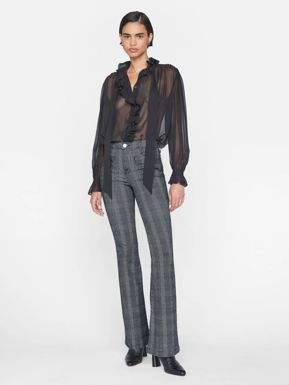 Le Bardot Flare -- Noir Multi sold by Frame Denim product image thumbnail 2