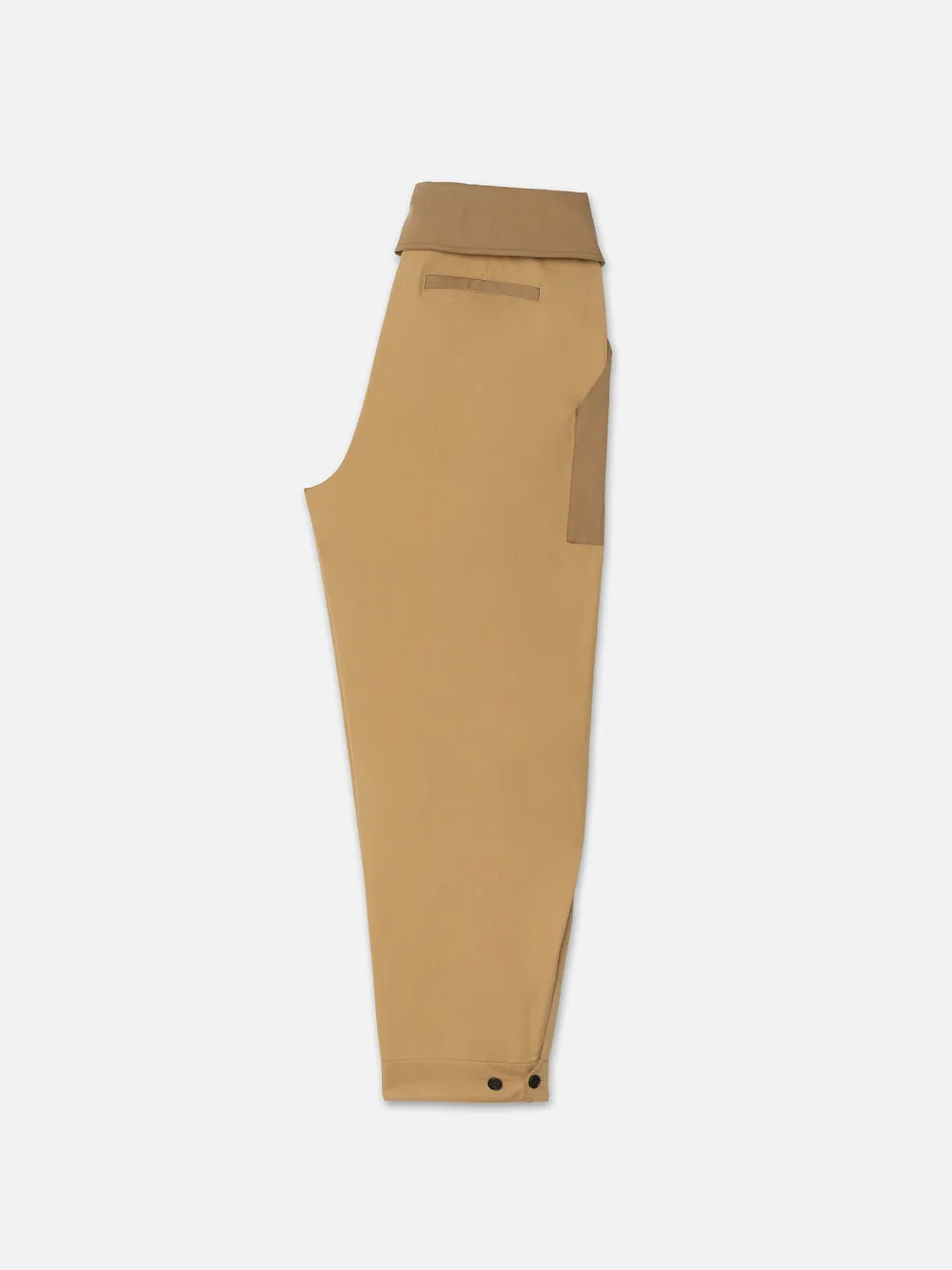 Foldover Trouser -- Light Tan Multi sold by Frame Denim product image thumbnail 4