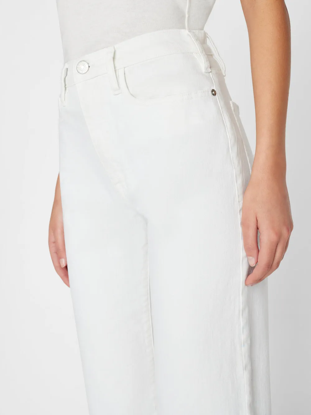Le Jane Crop -- Blanc sold by Frame Denim product image thumbnail 5