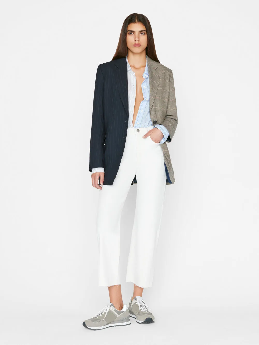 Le Jane Crop -- Blanc sold by Frame Denim product image thumbnail 3
