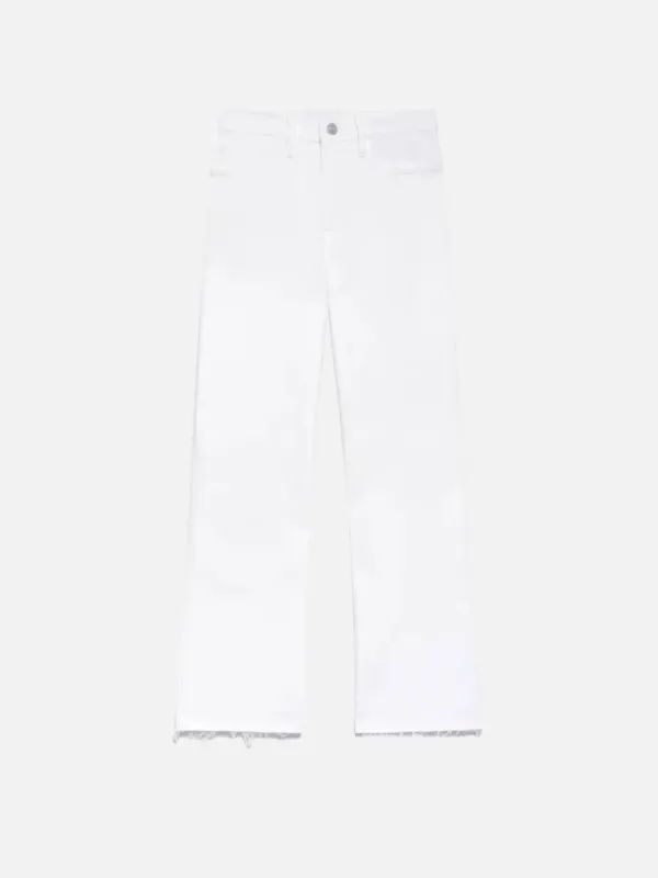 Le Jane Crop -- Blanc sold by Frame Denim