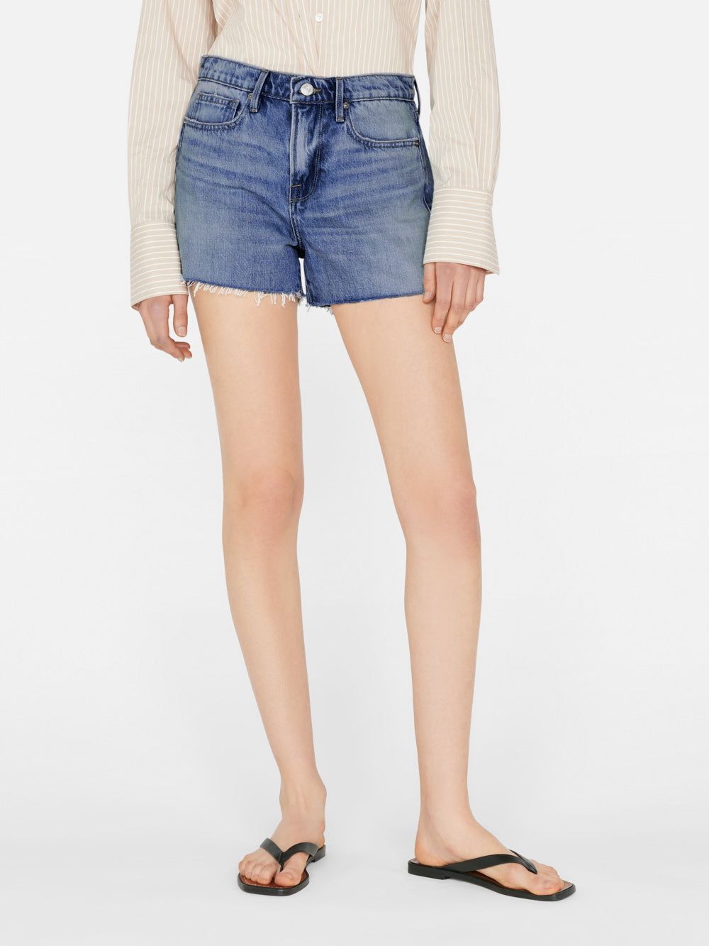 Le Brigette Short -- Downpour sold by Frame Denim product image thumbnail 2