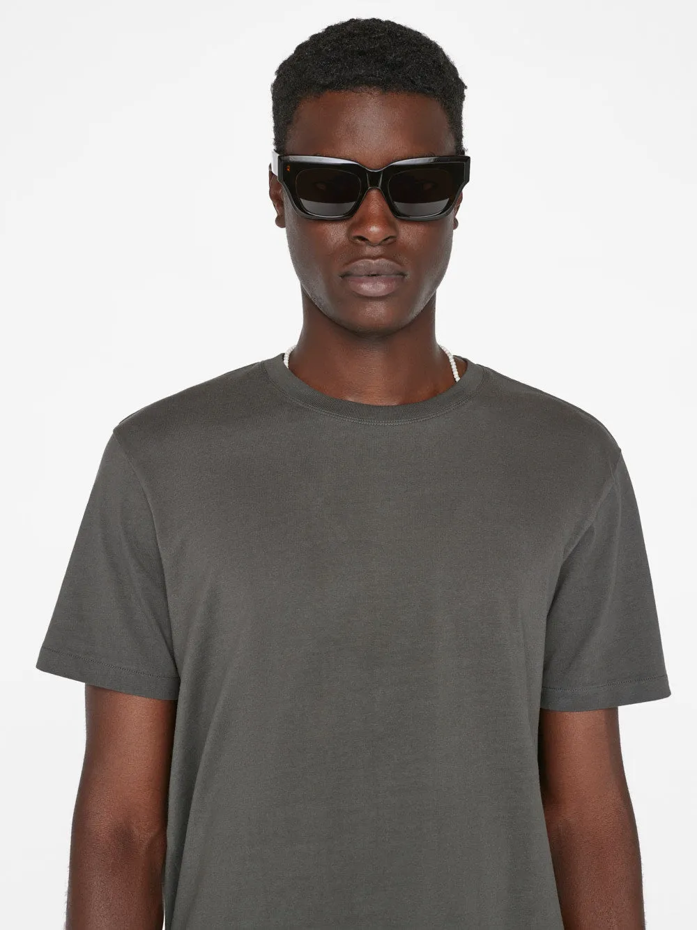 FRAME Logo Tee -- Charcoal Grey sold by Frame Denim product image thumbnail 5
