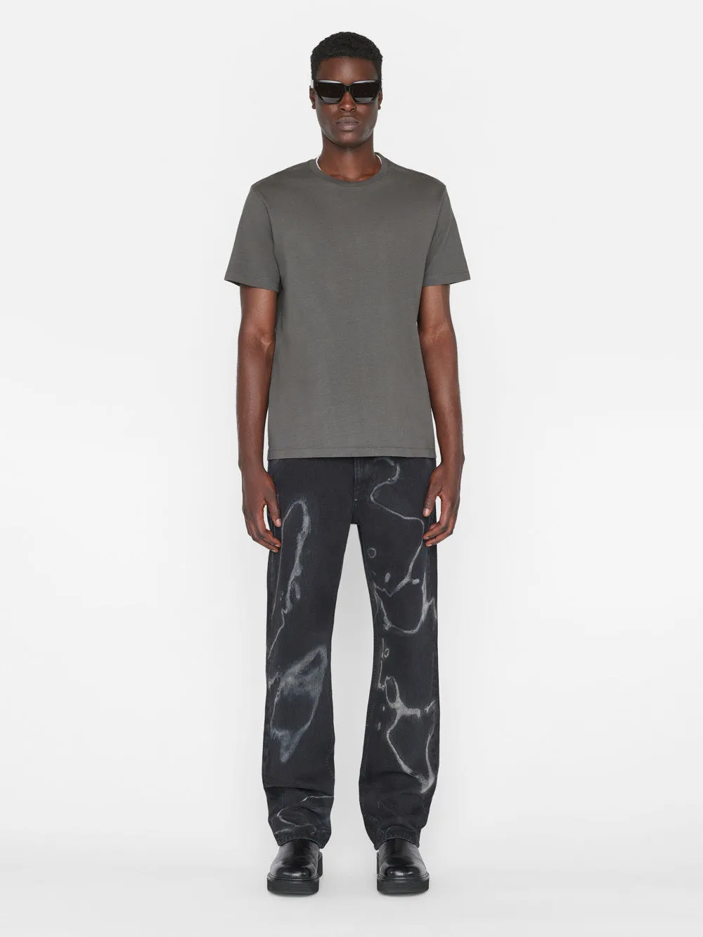 FRAME Logo Tee -- Charcoal Grey sold by Frame Denim product image thumbnail 2