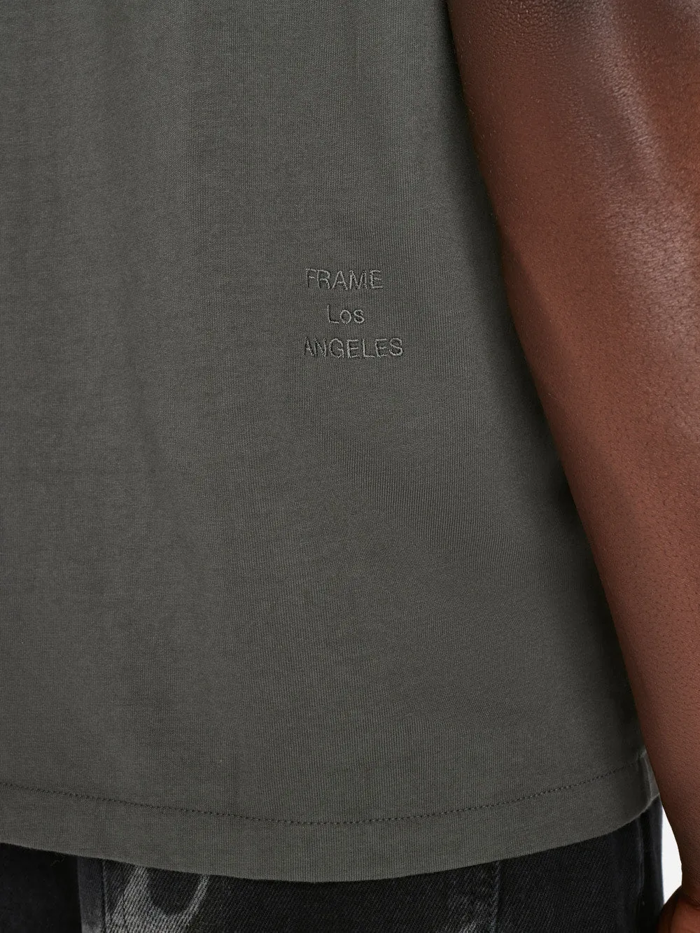 FRAME Logo Tee -- Charcoal Grey sold by Frame Denim product image thumbnail 4