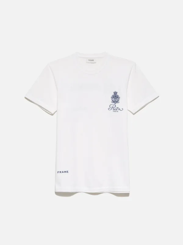 Ritz Women's Logo Tee -- Blanc sold by Frame Denim