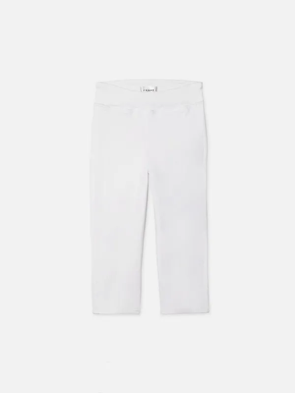 Jetset Capri -- White sold by Frame Denim