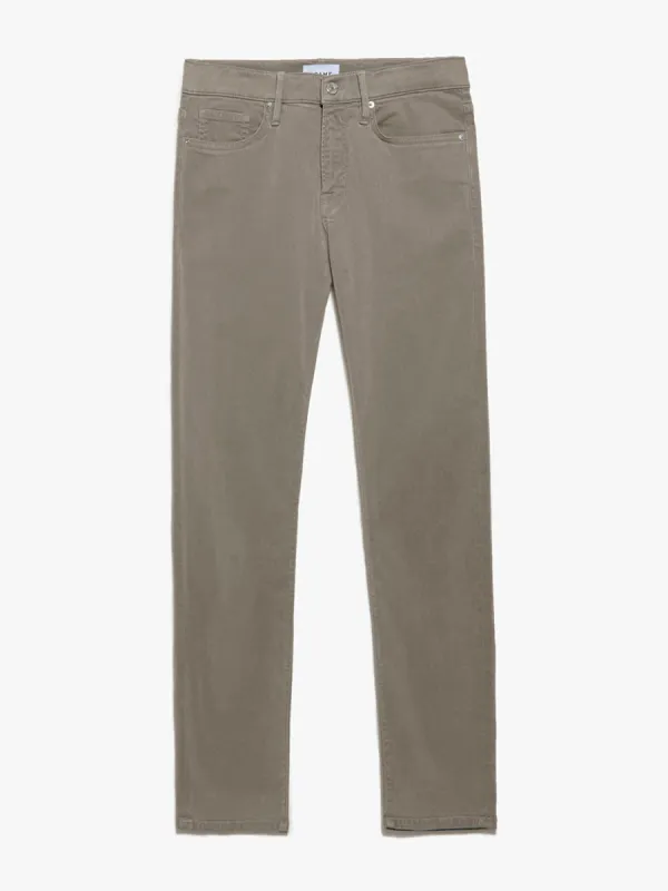 L'Homme Slim Brushed Twill -- Shadow Beige sold by Frame Denim