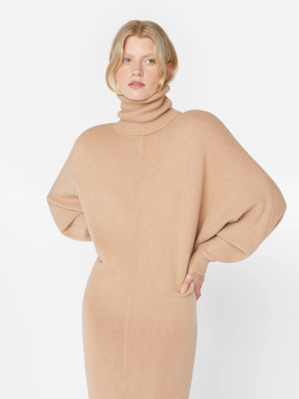 Long Cashmere Dolman Dress -- Blush sold by Frame Denim product image thumbnail 2