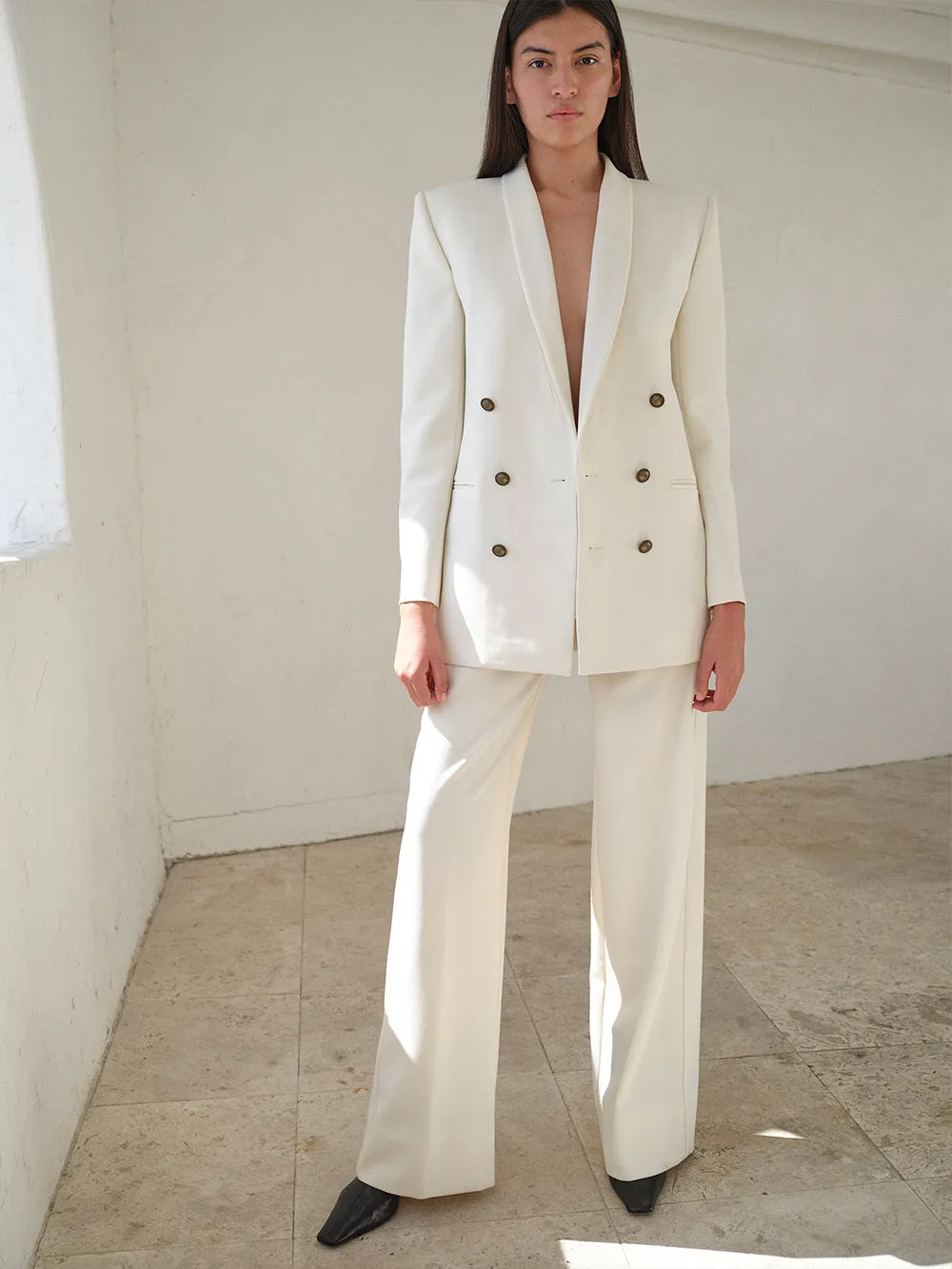 Pajama Trouser -- Cream sold by Frame Denim product image thumbnail 2