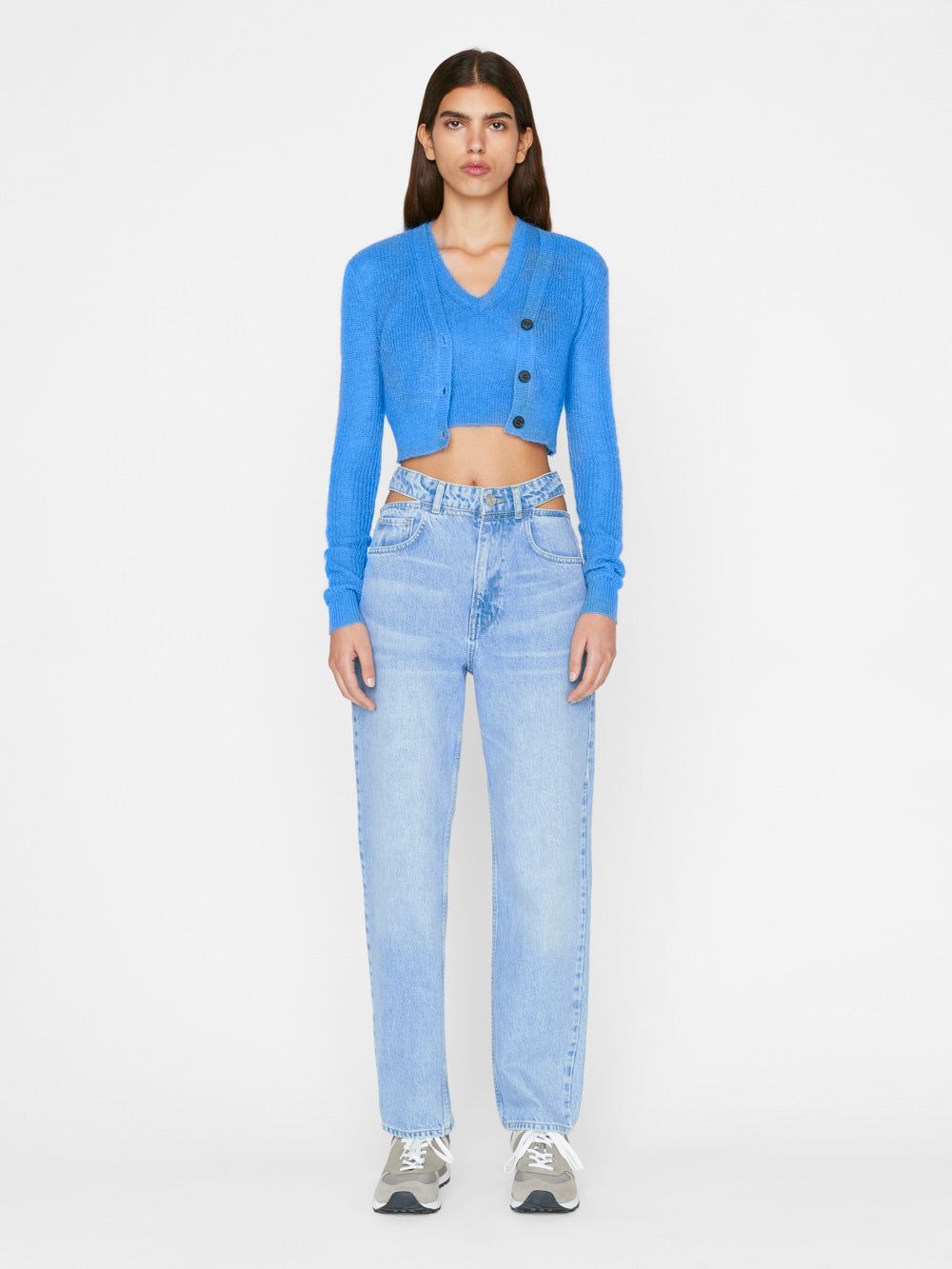 Shrunken Cardi -- Cornflower Blue sold by Frame Denim product image thumbnail 2