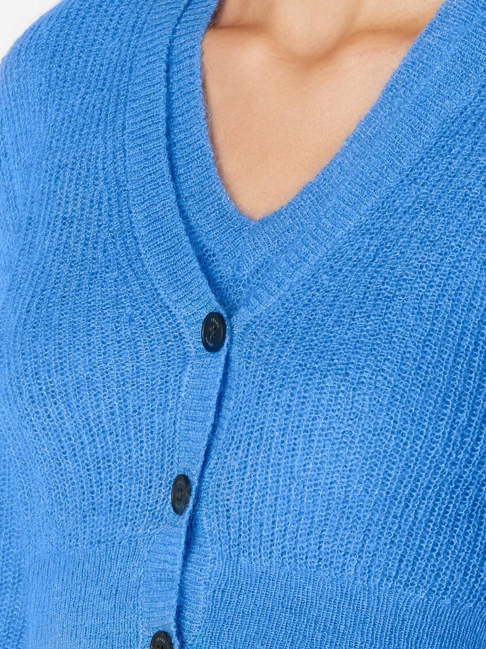 Shrunken Cardi -- Cornflower Blue sold by Frame Denim product image thumbnail 4