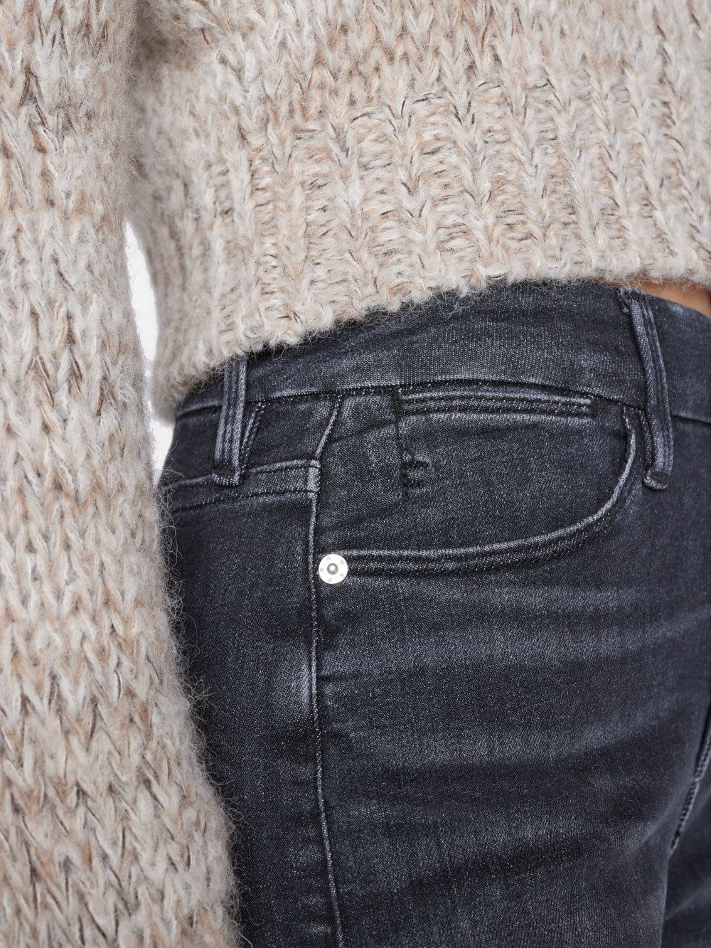 Le Super High Straight Slit -- Murphy sold by Frame Denim product image thumbnail 6