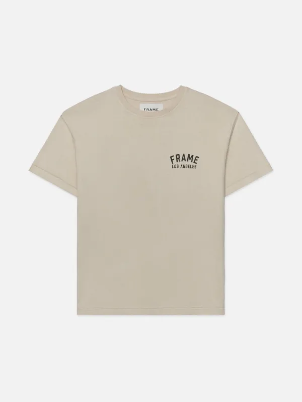 Vintage Print Tee -- Washed Cream sold by Frame Denim