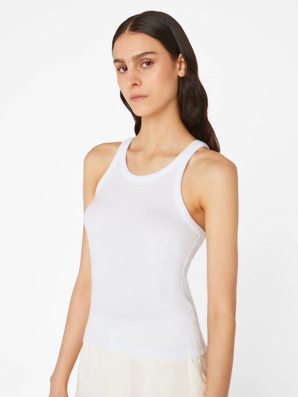 Modal Rib Cami -- Blanc sold by Frame Denim product image thumbnail 5