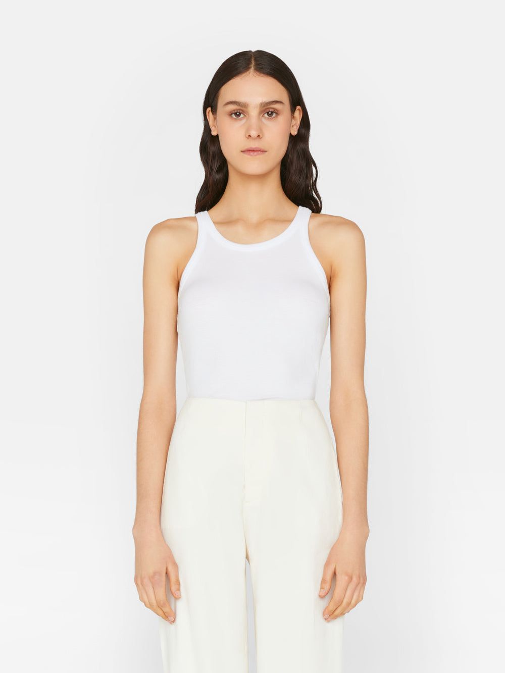 Modal Rib Cami -- Blanc sold by Frame Denim product image thumbnail 2