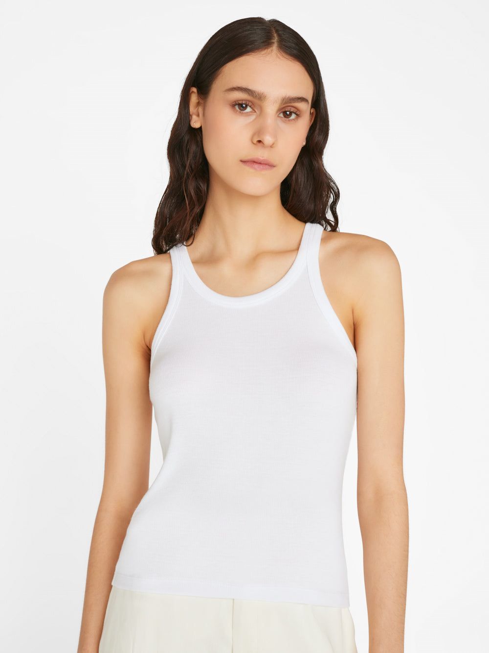 Modal Rib Cami -- Blanc sold by Frame Denim product image thumbnail 6