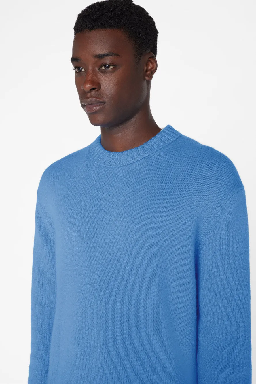 The Cashmere Crewneck Sweater -- Bright Blue sold by Frame Denim product image thumbnail 2