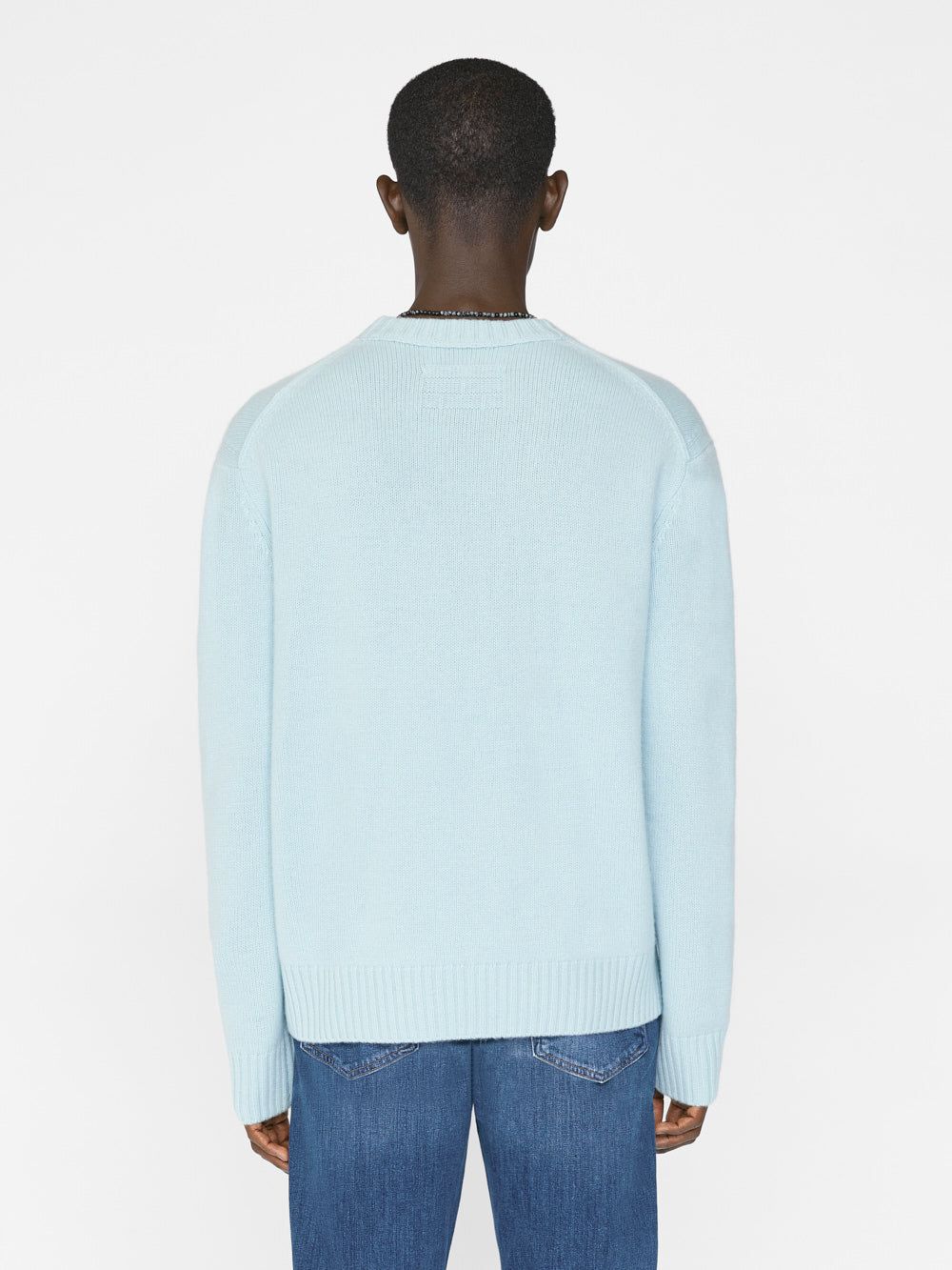 The Cashmere Crewneck Sweater -- Mint Blue sold by Frame Denim product image thumbnail 5