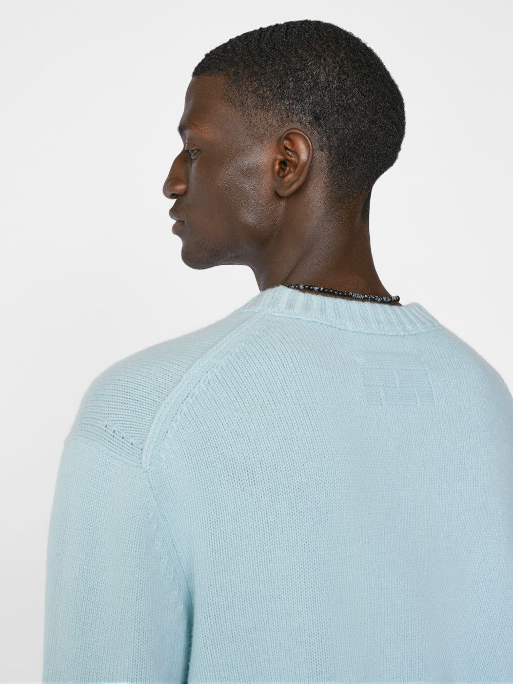The Cashmere Crewneck Sweater -- Mint Blue sold by Frame Denim product image thumbnail 3