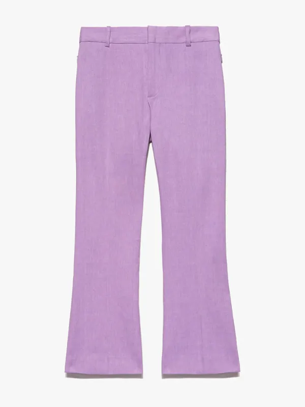 Le Crop Mini Boot Trouser -- Lilac sold by Frame Denim
