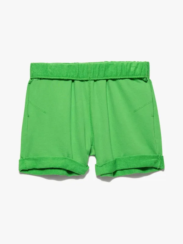 Rolled Up Short -- Bright Peridot made by Frame Denim