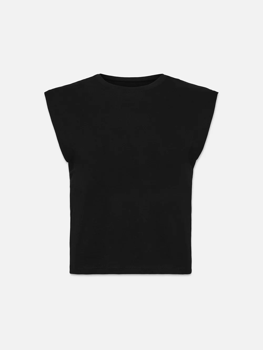 Le High Rise Muscle Tee -- Noir sold by Frame Denim