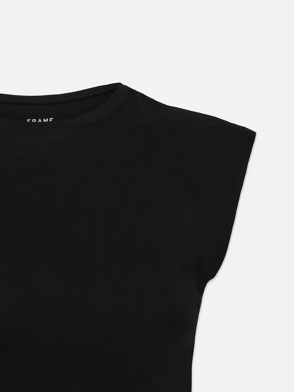 Le High Rise Muscle Tee -- Noir sold by Frame Denim product image thumbnail 2