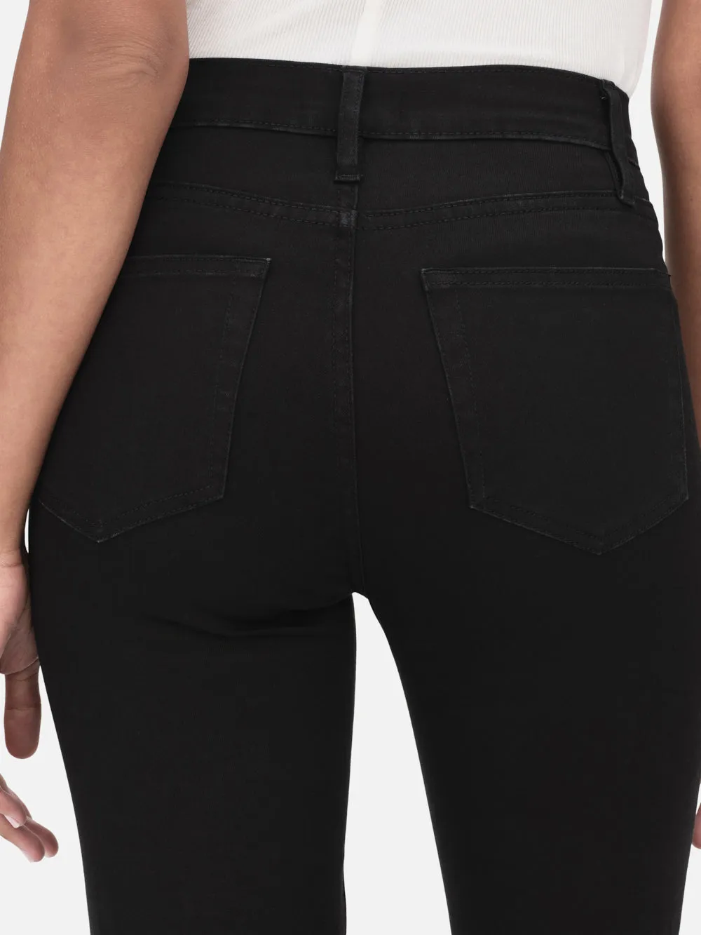 Le High Straight Long -- Blackfinn sold by Frame Denim product image thumbnail 3