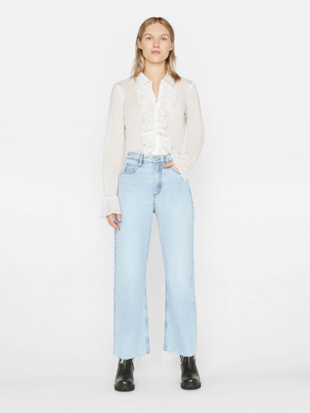 Le High 'N' Tight Wide Crop -- Legacy Chew sold by Frame Denim product image thumbnail 2