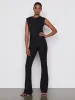 Le High Flare Trouser -- Noir sold by Frame Denim